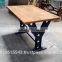 Industrial Vintage design Metal Wooden DINING Table, Industrial Dining Table