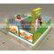 Myshine customize shoppping mall retail food station 3d bubble tea kiosk design