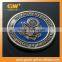 Audit Wal-Mart military metal challenge coin, plating gold zinc alloy coin,romania souvenir coin