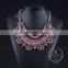 high quality vintage rhinestone chunky statement necklace tin alloy fashion women pendant necklace 6390084