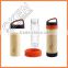 2016 new product innovative design bamboo fiber coffee cup with drinking straw