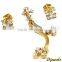 14K Diamond Pendant Sets, Gold Pendant Jewelry, Ladies Pendant Sets