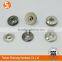 17mm round Eco-friendly metal magnetic push snap for bags and leather notebook and glasses case