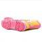 yellow and pink print kitty picture new style rubber water shoes for girls