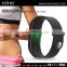 2016 newest smart wristband with high quality chip bluetooth fitness bracelet with heart rate monitor