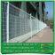 Green vinyl coated ornamental double loop wire mesh panel for sale