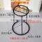 hanging glass candle jar with mratl holder and candle seat
