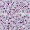 Newest flower design printed microfiber brush fabric for hot sale