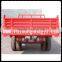 Super quality single axle 4 wheels oil brake wheel cylinder farm trailer for garden tractor