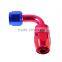 AN8 AN-8 8 AN 90 Degree Aluminum Swivel Fitting Hose End Oil Fuel Adaptor