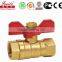 High Quality CE Cert Brass Ball Valve With Lron Handle