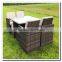 Audu 9 Pieces Outside Polyrattan Furniture Garden