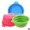 Portable dog water bowls,collapsible pet bowl,China Manufacturer