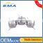 3 Pieces Stainless Steel Spice Jars Set With Rack
