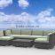 Outdoor 7pcs elegant conversation sofa set