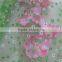 OG002 hotsale flower printed organza fabric