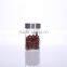 6oz Clear Sqaure Glass Spice Jars with Metal Screw Top Lid for Packaging