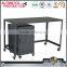 Portable mobile file cabinet baby wardrobe bedside table with wheels