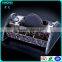 New design glass crystal microphone holder