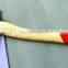 Steel forged axe with ash handle