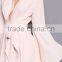 New arrival pretty lovely long sleeve v neckline pink romper playsuits for women