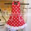 Flower Girls Party Dress Wholesale Beautiful Baby Girls Clothes Blank Baby Apron