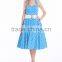 Women's Vintage Rockabilly Swing 1950's Evening Party Dress with Belt