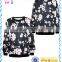 Latest fashion style ladies 3d sublimation printing pullover hoodie wholesale