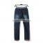 Guangzhou jean manufacturer hot sale cropped eco-friendly fashion custom kids denim jean with elastic
