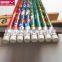 12 pcs shrink film pencils with eraser in oppbag.