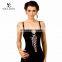 Double Powernet Material Black Women Waist Shaping Long Sleeve Body Shaper