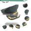 top quality black China made Military Peak Cap in bulk