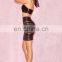 Dress Dropshipping Women's Sexy Strapless Club Hollow out Dress Bodycon 2 Pieces Dress Set