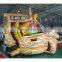 amusing inflatable pirate ship inflatable slide for kids children
