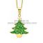 2017 kids stainless steel christmas snowman jewelry pendant for gift