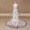 2016 long train fish style wedding dress