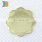 high quality custom plum blossom shaped souvenir metal plate