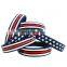 Hot Selling One inch American Flag Silicone Wristbands for USA