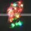 Fashion wholesale colorful platube elastic led shoelaces