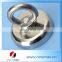 D60mm * 50mm Neodymium Iron Boron Strong Magnet Circular Rings Salvage 98kg Hook