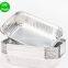 100 Pack Aluminum Foil Pans (No Cover), Disposable Aluminum Foil Baking Cooking Pans (1000 ML)