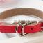 Hot style pet supplies manufacturers direct pure cowhide dog collar leather dog collar chain spot wholesale