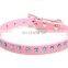 Blue Diamond Embedded Pet Collar Leash Training Dog Pulling Rope Pet Neck Chain Pet Supplies