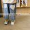 6450 Kids clothing baby girl child jeans korean style fashion casual pants