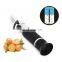 Handheld Digital Brix Refractometer Fruits Cutting Fluid Refractometer 0-20% Brix