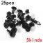 25pcs Plastic rivet fasteners five kinds Toyota Honda auto plastic clips
