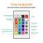 RGB LED lights with 16 colors remote control waterproof symphony neon decorative light bar USB color light bar