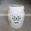 Best Selling Golden Embellishment Ceramic Stool for Home and Garden