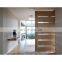 Pretty wood Modern Style Grey Exterior Villa Front Entrance Security Pivot Door