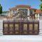 Hot sale wrought iron driveway gate Villa front safety Doors